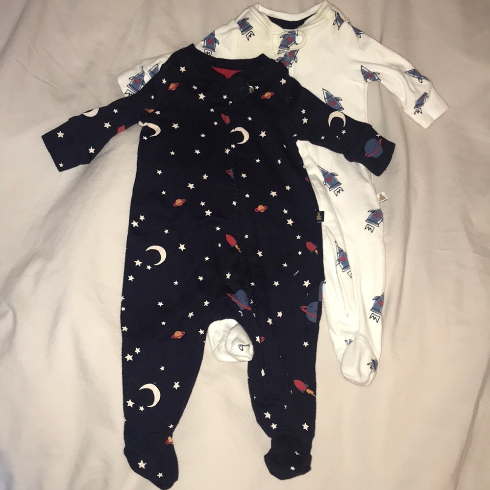 Gap Solar system and rockets onesies